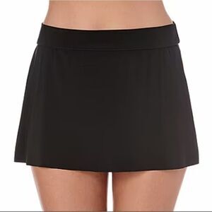 Vanishing Act by Magic Brands Control Women's Swim Skirt, sz 14, Black. NWT